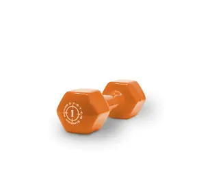 Power System Vinyl Dumbell 1 kg orange