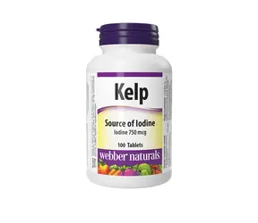WEBBER NATURALS KELP 575MG 100 TABLET