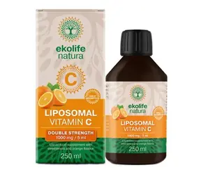 Ekolife Natura Liposomal Vitamin C 1000 mg 250 ml pomeranč (Lipozomální vitamín C)