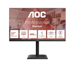 27" AOC U27E4CV černá