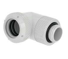 Barrow G1/4 (M) šroubení pro 14mm pevnou trubici - 90° koleno bílá