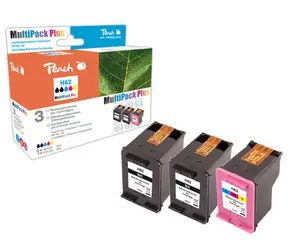 Peach Remanufactured HP62 MultiPack Plus alternativní cartridge
