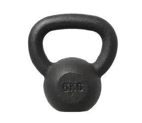 HMS KZG06 Litinový kettlebell 6 kg černý