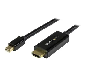 StarTech pasivní adaptér Mini DisplayPort M na HDMI M černá 5m