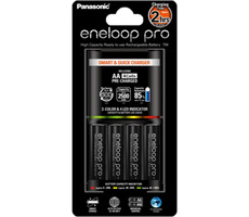 Panasonic BQ-CC55 Smart & Quick Charger + Eneloop Pro AA 2500mAh 4 ks