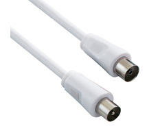 PremiumCord TV propojovací kabel M/F 75 Ohm 1m