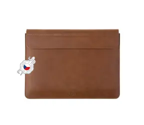 FIXED Oxford Kožené pouzdro pro Apple MacBook Pro 16" (2019 a novější) hnědá