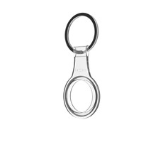 FIXED Pure TPU pouzdro s kroužkem pro Apple AirTag čirá