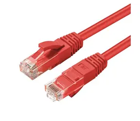 MicroConnect CAT6 U/UTP 1.5m červená