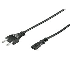 MicroConnect Power Cord EU C - C7 0.5m černá