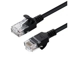 MicroConnect CAT6 U/UTP SLIM 10m černá