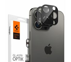 Spigen tR Optik 2 Pack Black ochranné sklo pro iPhone 14 Pro & iPhone 14 Pro Max
