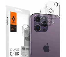 Spigen Glass Optik ochranné sklo na fotoaparát pro Apple iPhone 14 Pro/iPhone 14 Pro Max 2ks čirá