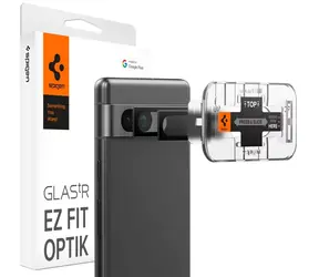 Spigen Glass tR EZ Fit Optik ochranné sklo pro Google Pixel 7a černá 2ks