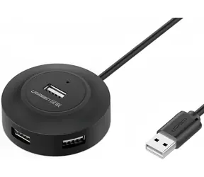 UGREEN CR106 USB Hub 4in1 4xUSB 1m černá