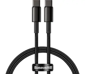 Baseus CATWJ-01 Kabel USB-C (M) - USB-C (M) 1 m černá