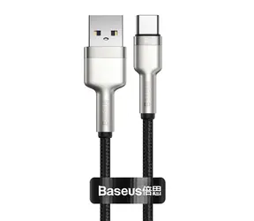 Baseus CAKF000001 Kabel USB-A (M) - USB-C (M) 0.25 m černá