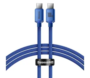 Baseus CAJY000603 Kabel USB-C (M) - USB-C (M) 1.2 m modrá