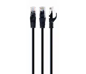 Gembird PP6U-0.25M CAT6 UTP 0.25m černá