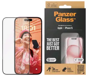 PanzerGlass UWF Ochranné sklo pro Apple iPhone 15