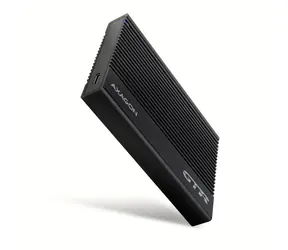 AXAGON EE25-GTR, USB-C 10Gbps - SATA 6G 2.5" RIBBED box, černý
