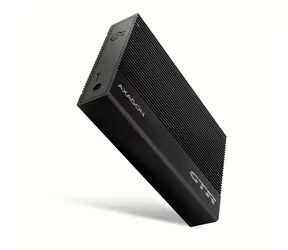 AXAGON EE35-GTR, USB-C 5Gbps - SATA 6G 3.5" RIBBED box, černý