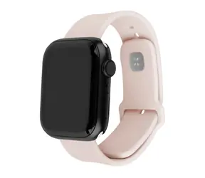 FIXED Set silikonových řemínků Silicone Sporty Strap pro Apple Watch 38/40/41mm růžový