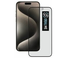 Obal:Me Privacy 5D Tvrzené Sklo pro Apple iPhone 15 Pro Max černá