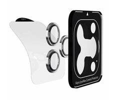 Epico Aluminium Lens Protector Ochranné sklo fotoaparátu pro Apple iPhone 14 Pro/14 Pro Max stříbrná