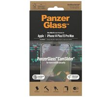 PanzerGlass Tvrzené sklo UWF CamSlider AB pro Apple iPhone 14 Plus/13 Pro Max černá