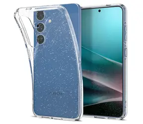 Spigen Liquid Crystal Glitter ochranný kryt pro Samsung Galaxy S25+ crystal quartz