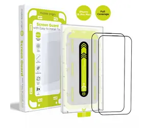 Mobile Origin Screen Guard ochranné sklo pro Apple iPhone 16 Pro Max s aplikátorem černá
