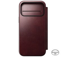Nomad Modern Leather Folio pouzdro pro Apple iPhone 17 Pro Max burgundy (Horween)
