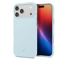 Spigen Silicone Fit MagSafe ochranný kryt pro Apple iPhone 17 Pro Max mute blue