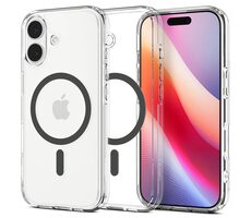 Spigen Ultra Hybrid MagSafe ochranný kryt pro Apple iPhone 17 clear graphite
