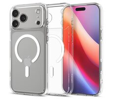 Spigen Ultra Hybrid MagSafe ochranný kryt pro Apple iPhone 17 Pro Max clear white