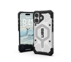 UAG Pathfinder Clear Magsafe zadní kryt pro Apple iPhone 17 stříbrná