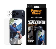 PanzerGlass Screen Protector iPhone 17 Pro Max 2in1 (Classic Fit+Hoops)