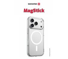 SWISSTEN CLEAR JELLY MagStick Pouzdro pro Apple iPhone 17 Pro Max transparentní