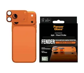 PanzerGlass FENDER Apple iPhone 17 Pro Max oranžový ochranný hliníkový prvek fotoaparátu