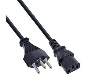inLine Napájecí kabel CH 1.8 m černá