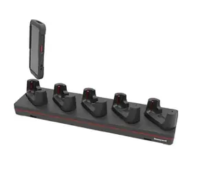 Honeywell 5-slotová nabíjecí stanice pro CT40 & CT40XP & CT45 & CT45XP & CT47 s krytem