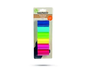Beeztees Rainbow Sáčky na psí exkrementy 6x20ks