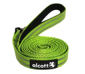 Alcott reflexní vodítko pro psy zelená - velikost S