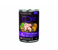 Wellness Core Dog 95% Protein Puppy kuře+krůta a dýně 400g