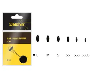 Delphin Stoper Olive Rubber Stopper Velikost SS