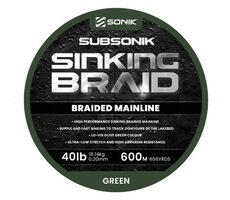 Sonik Šňůra Subsonik Sinking Braid 600m 0,20mm 40lb