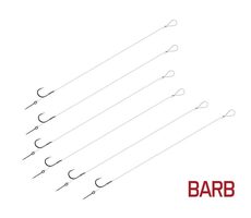 Delphin Návazec FLR Sting BARB 8cm 0.30mm Velikost 4 Sting 7mm 6ks