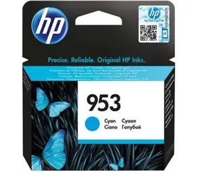 HP 953 originální inkoustová kazeta azurová