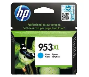 HP 953XL originální inkoustová kazeta azurová